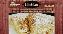 Desktop Screenshot of italiankitchenct.com